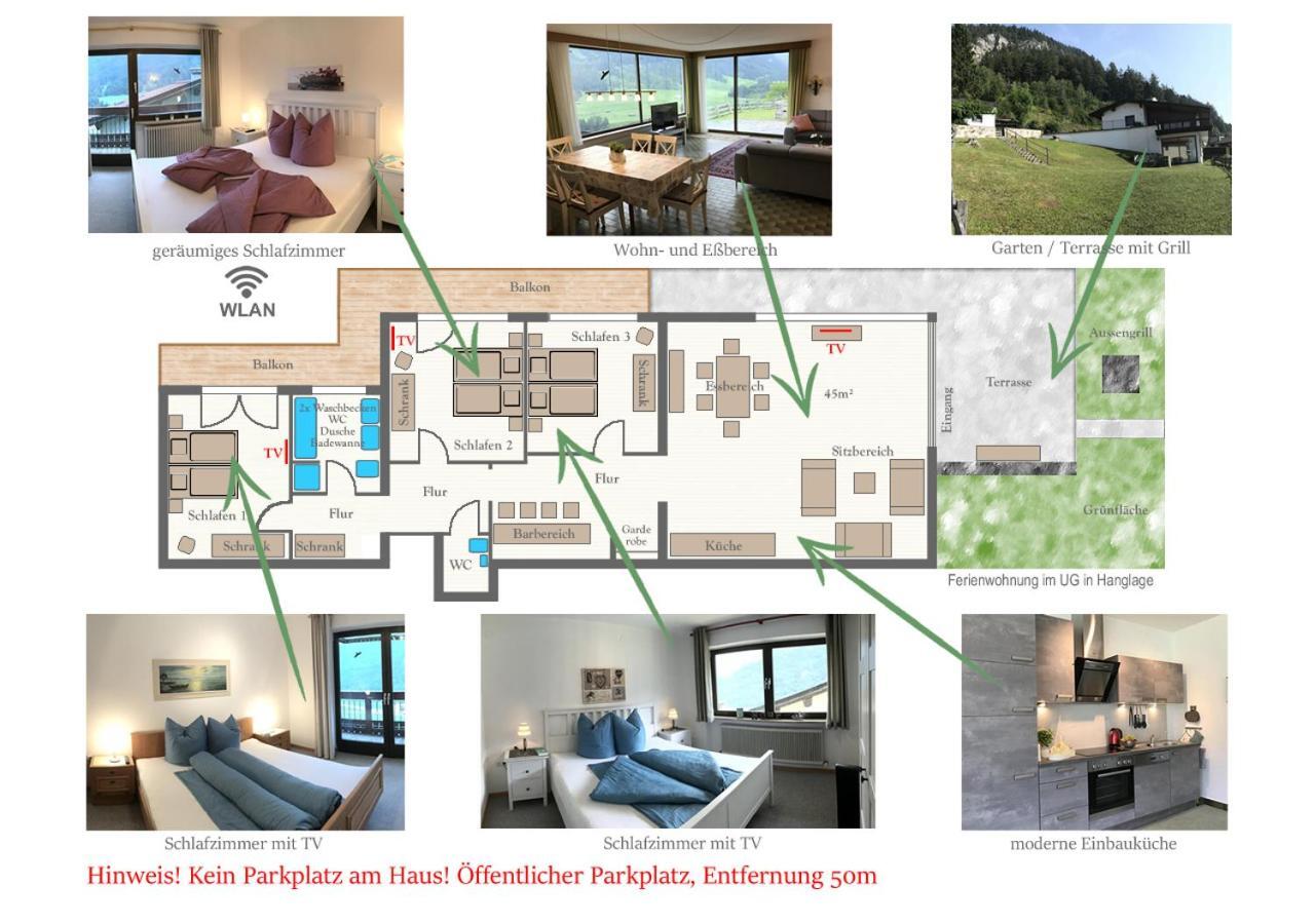Haus Taelerblick Apartman Trins Kültér fotó